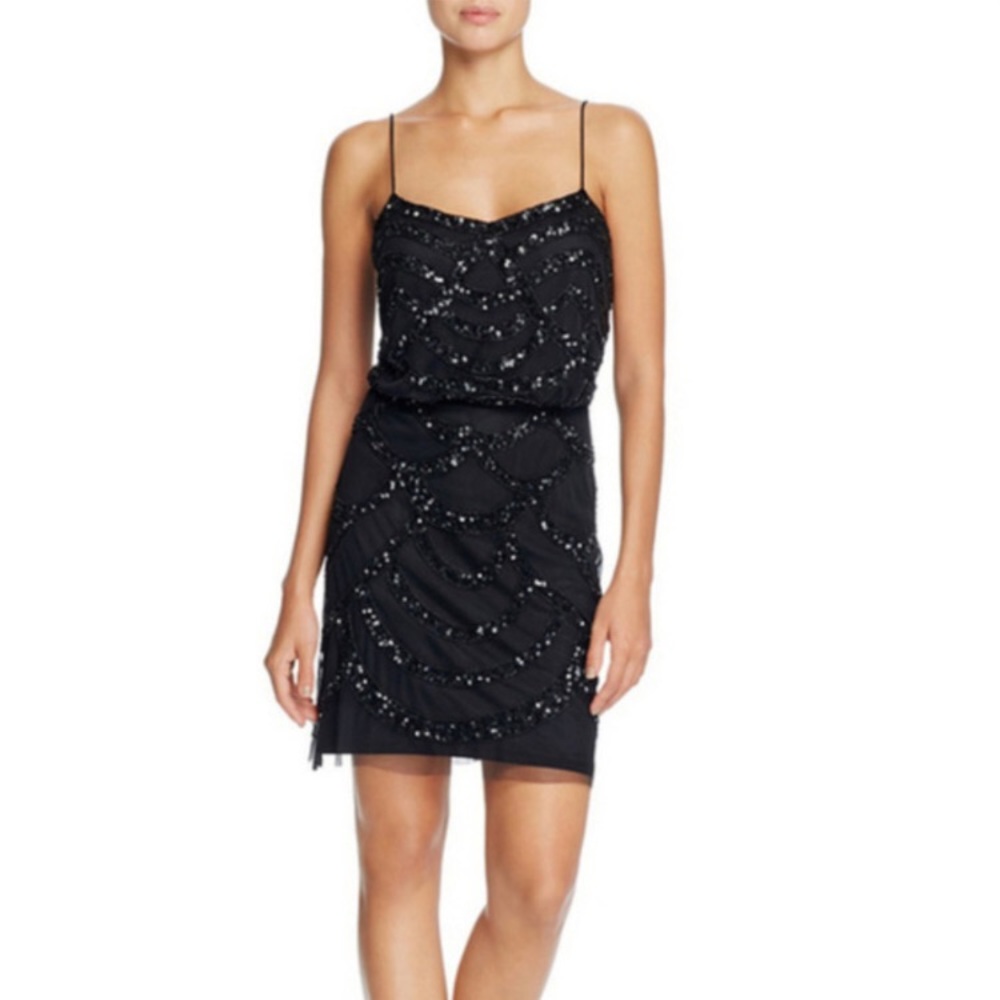 Beaded sequin Art Deco or great gatsby style dress